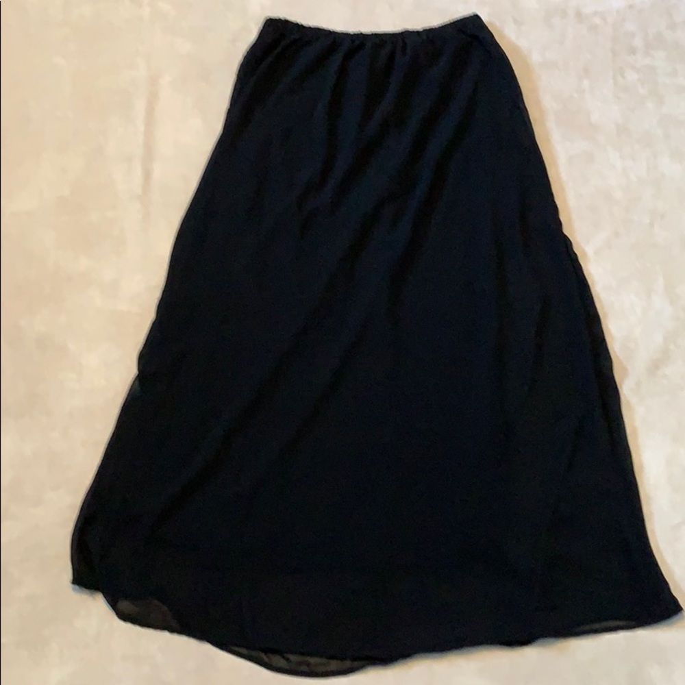 Forever 21, black, 100% polyester long skirt